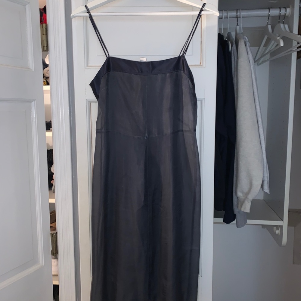 BCBG Vintage Satin Slip Dress with Satin Slip